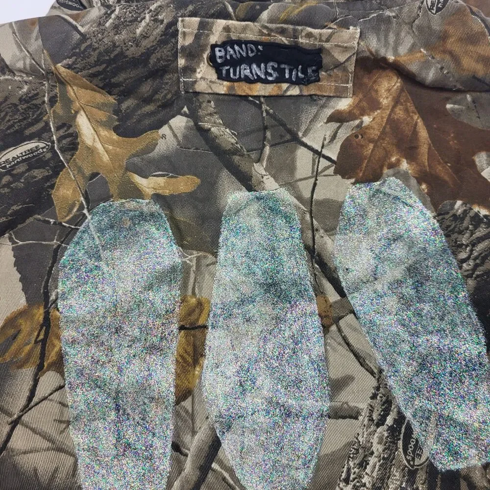 Whitewater Vintage Men’s Hunting Camo Jacket Insulated Hood M RealTree customize